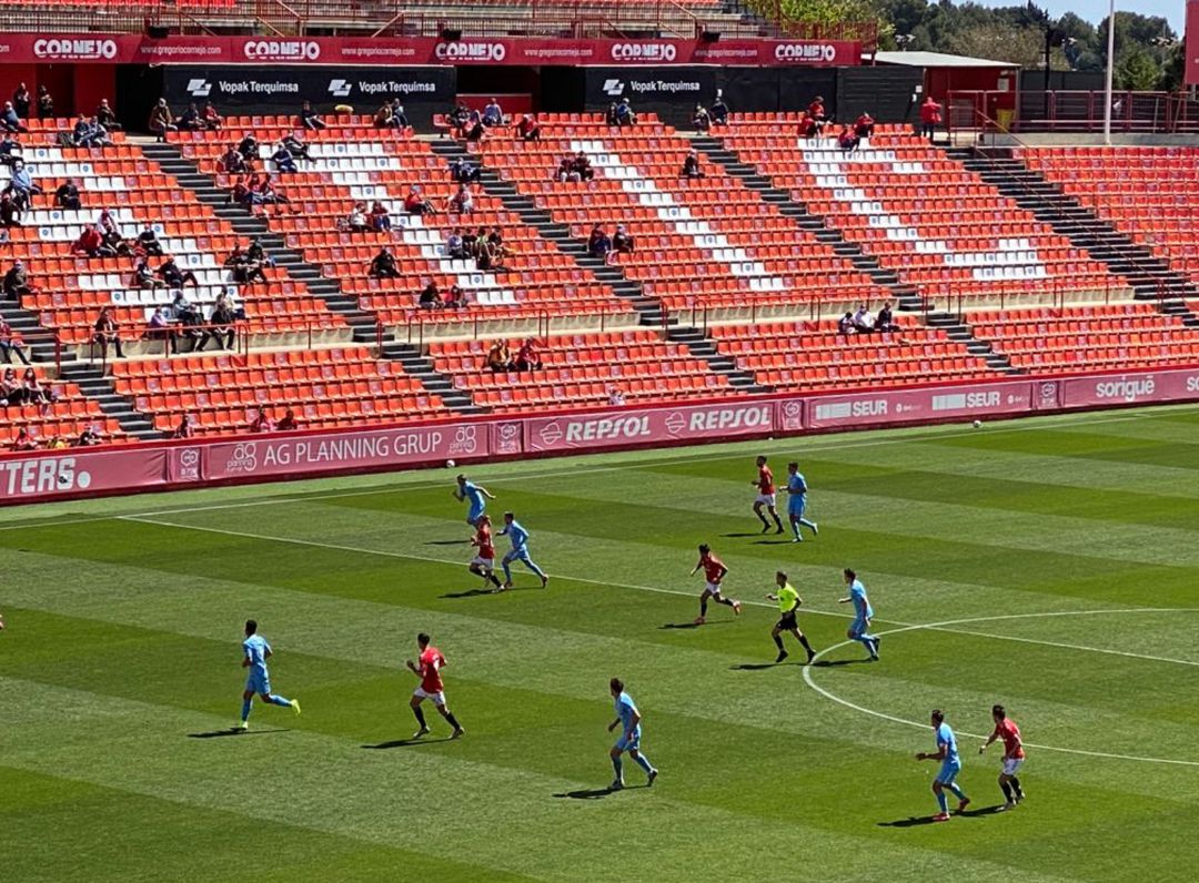 Imagen del partido jugado este domingo Imagen del partido jugado este domingo