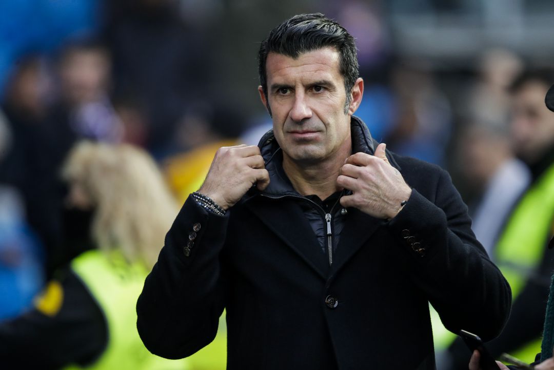 Luis Figo, exjugador del Sporting Lisboa, Barcelona, Real Madrid e Inter Milán. Luis Figo, exjugador del Sporting Lisboa, Barcelona, Real Madrid e Inter Milán.