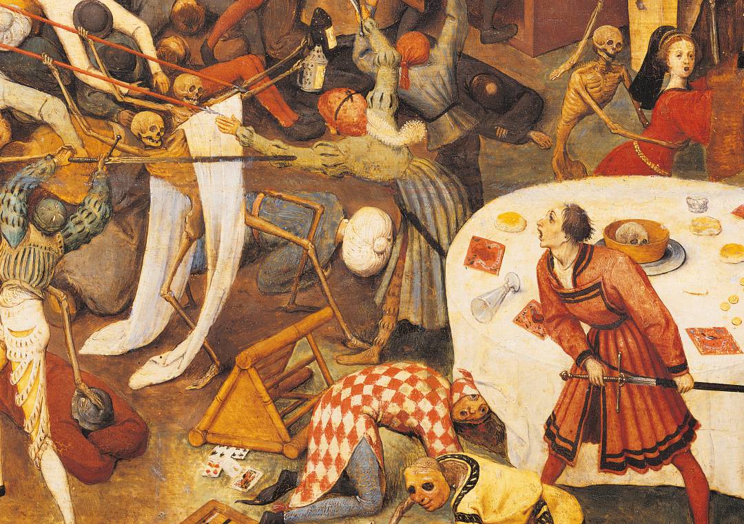 Detalle de 'El triunfo de la muerte', de Pieter Bruegel el viejo (1562), perteneciente a la colección del Museo Nacional del Prado. Detalle de 'El triunfo de la muerte', de Pieter Bruegel el viejo (1562), perteneciente a la colección del Museo Nacional del Prado.
