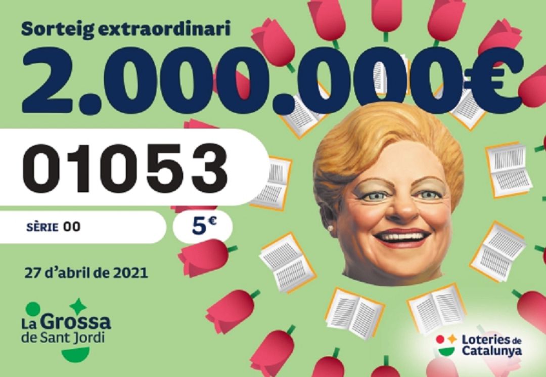 Butlleta del sorteig extraordinari de La Grossa de Sant Jordi Butlleta del sorteig extraordinari de La Grossa de Sant Jordi