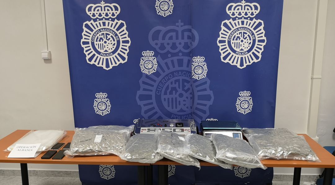 Todo el material intervenido en la actuación de la policía nacional en una vivienda de la capital jiennense Todo el material intervenido en la actuación de la policía nacional en una vivienda de la capital jiennense