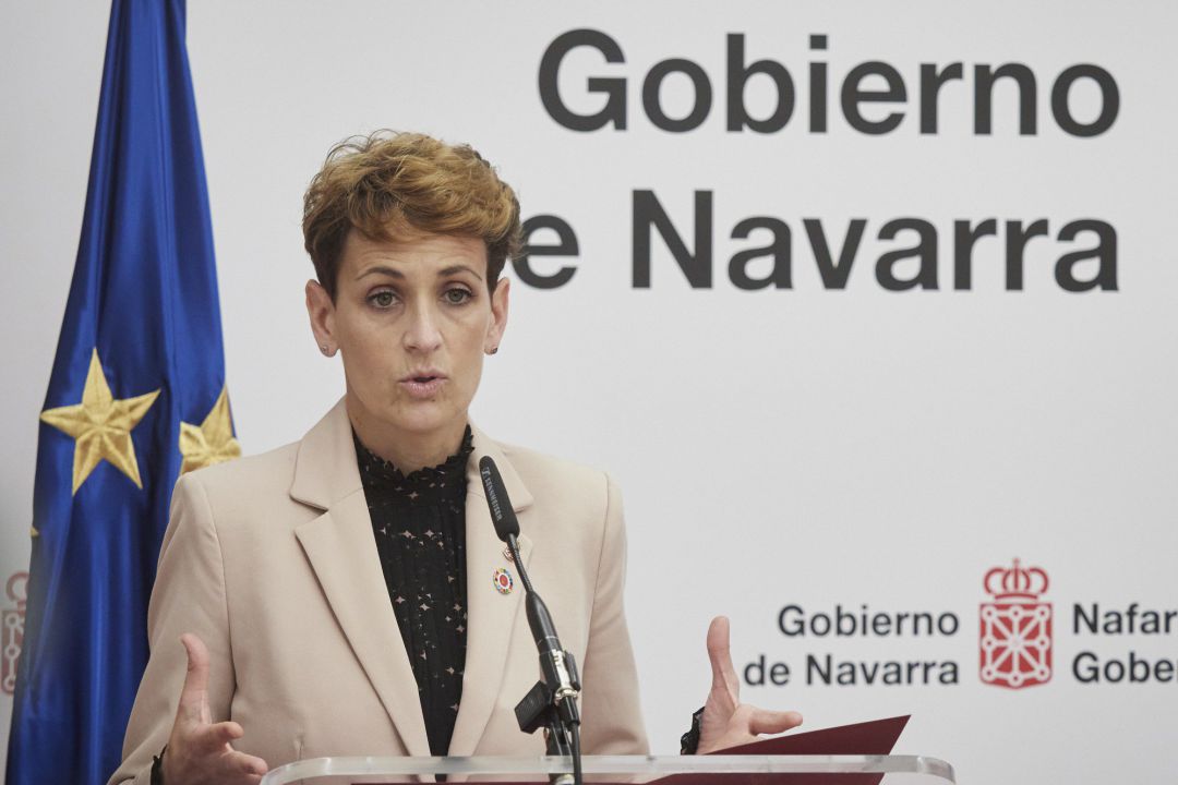 La presidenta del Gobierno de Navarra, María Chivite La presidenta del Gobierno de Navarra, María Chivite