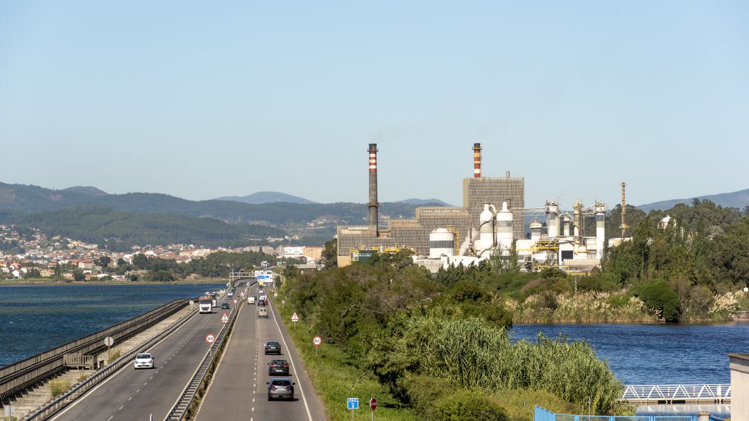 Factoría de ENCE en Pontevedra Factoría de ENCE en Pontevedra