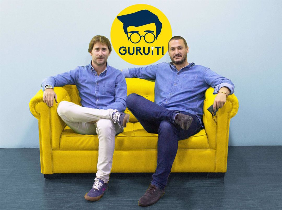 Pedro Pérez-Bedmar y Jaime Aparicio, fundadores de Guruit. Pedro Pérez-Bedmar y Jaime Aparicio, fundadores de Guruit.