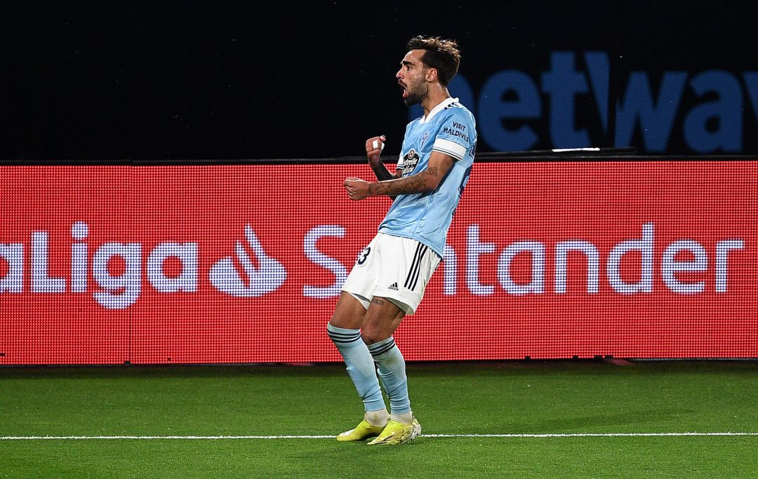 Brais Méndez celebra un gol Brais Méndez celebra un gol