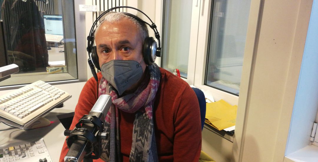 El secretario general de la UGT, Pepe Álvarez, en los estudios de Radio Madrid El secretario general de la UGT, Pepe Álvarez, en los estudios de Radio Madrid