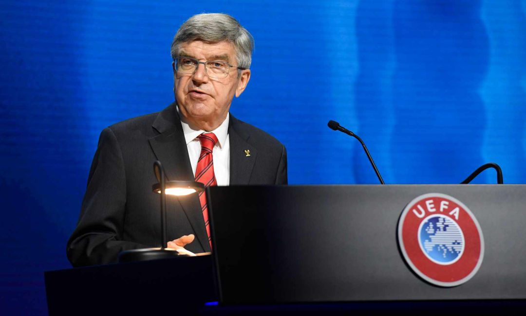 El presidente del COI Thomas Bach. El presidente del COI Thomas Bach.