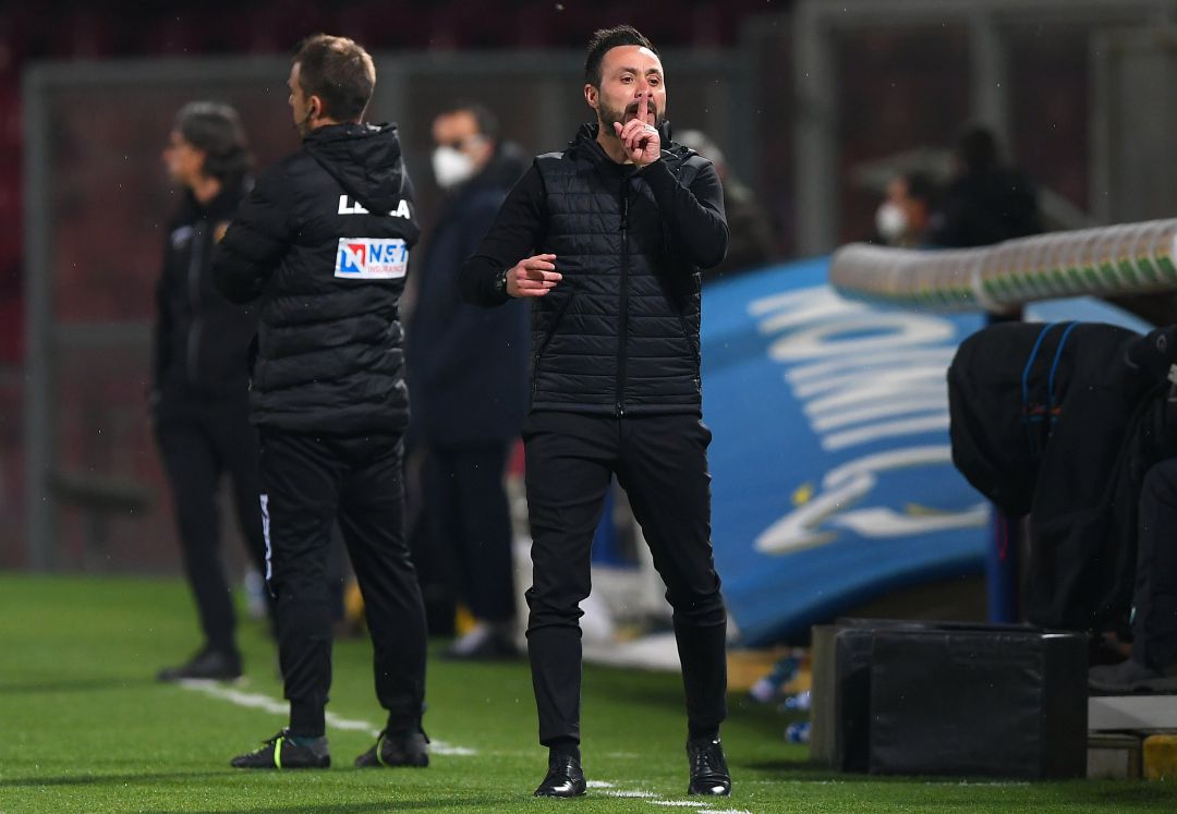 Roberto De Zerbi, entrenador del Sassuolo. Roberto De Zerbi, entrenador del Sassuolo.