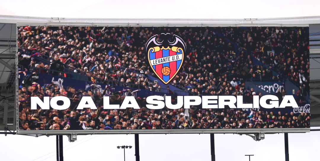 El mensaje del Levante poco antes del comienzo de su partido ante el Sevilla El mensaje del Levante poco antes del comienzo de su partido ante el Sevilla