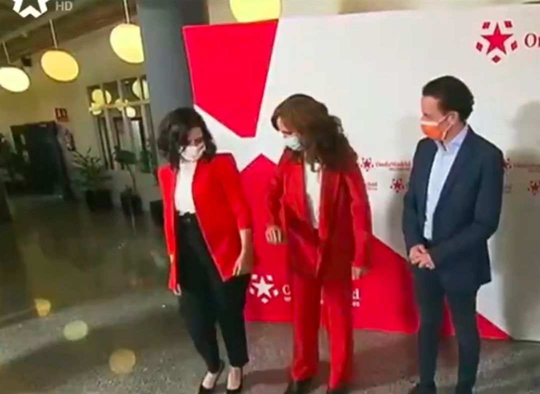 Ayuso, Mónica García y lo que ninguna se esperaba al llegar al debate. Ayuso, Mónica García y lo que ninguna se esperaba al llegar al debate.