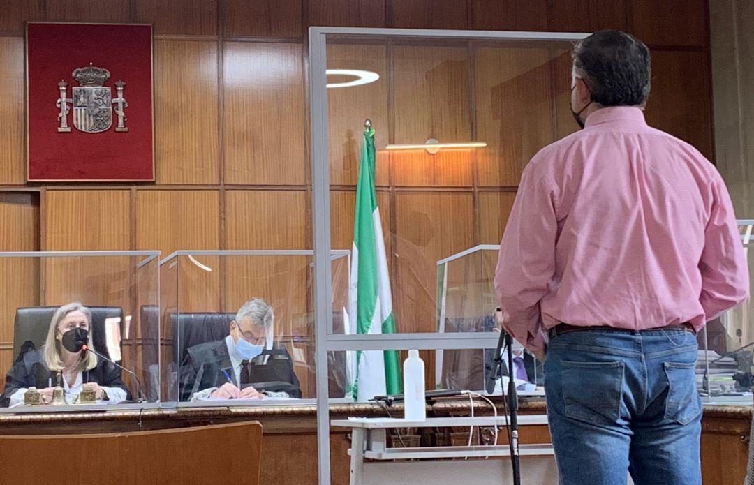 El técnico de la Oficina de Control de Concesionarias durante su declaración. El técnico de la Oficina de Control de Concesionarias durante su declaración.
