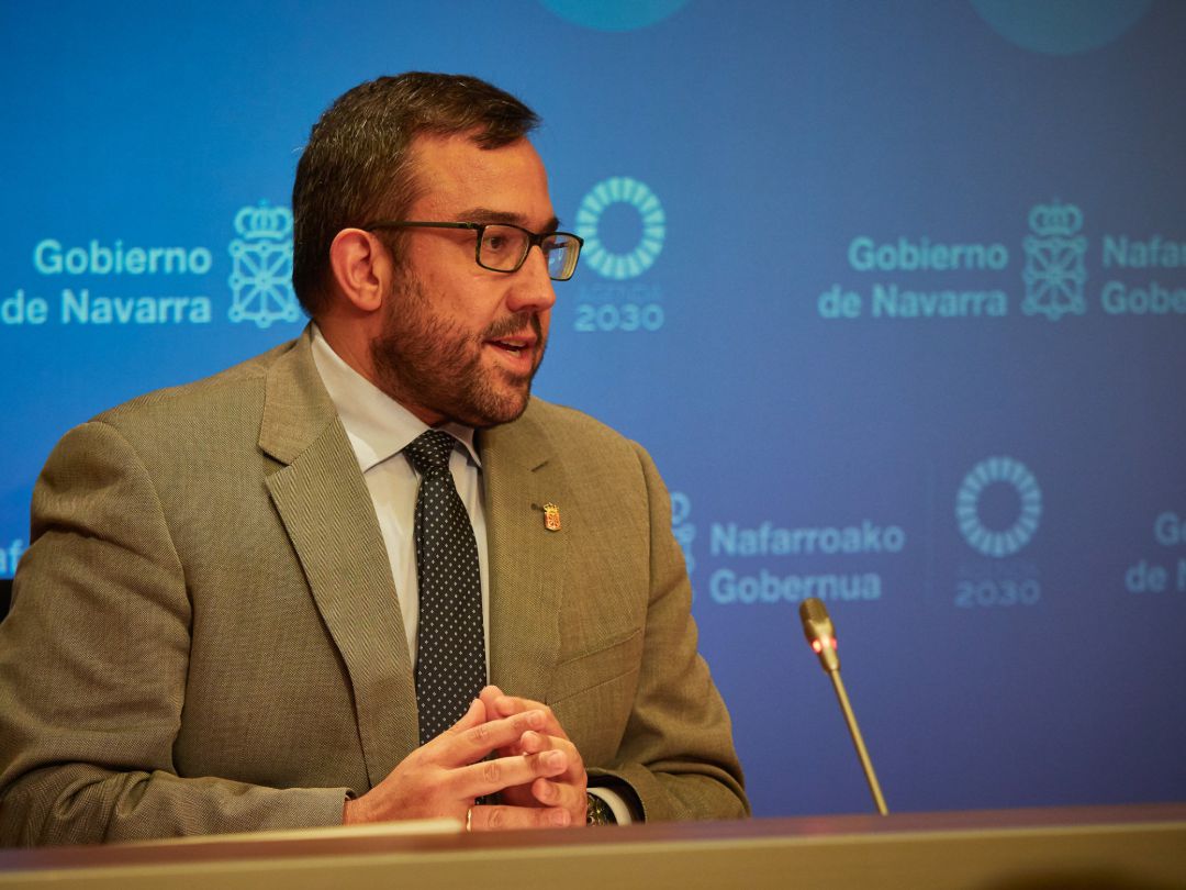 El vicepresidente primero y portavoz del Gobierno de Navarra, Javier Remírez El vicepresidente primero y portavoz del Gobierno de Navarra, Javier Remírez
