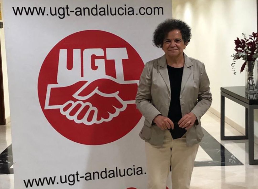 Soledad Ruíz durante el congreso de UGT celebrado en Málaga Soledad Ruíz durante el congreso de UGT celebrado en Málaga