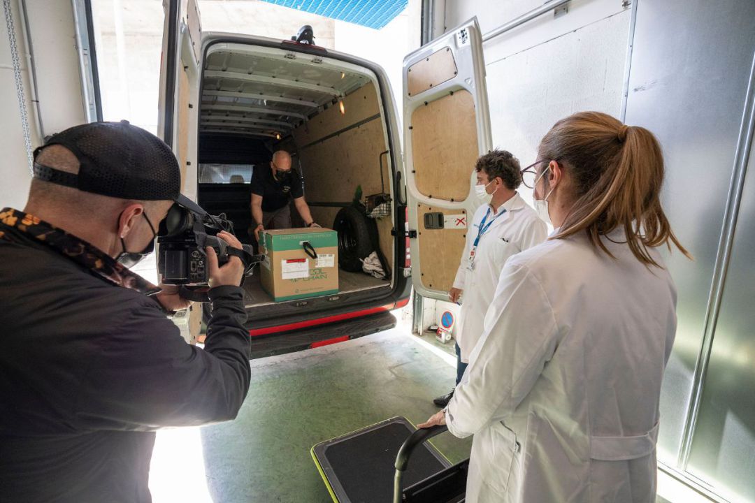 Las primeras dosis de Janssen han llegado a Euskadi Las primeras dosis de Janssen han llegado a Euskadi