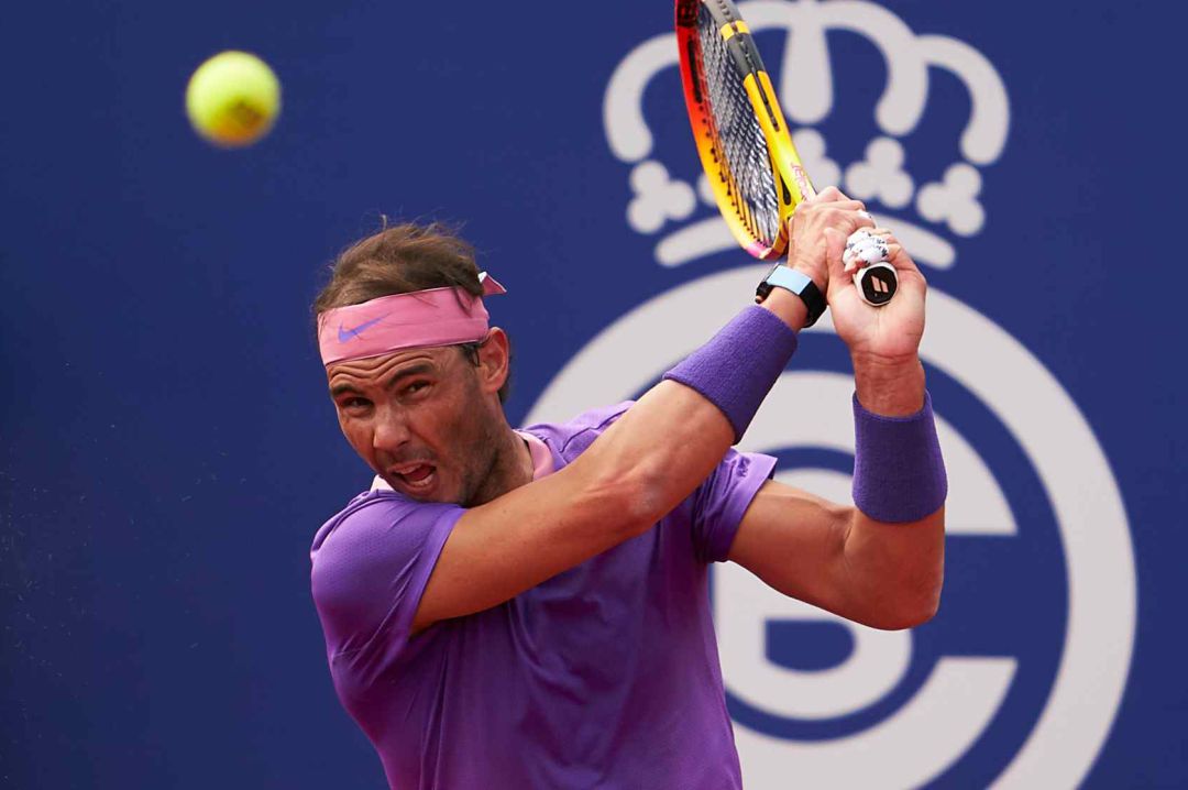 Rafa Nadal, en su partido ante Nishikori. Rafa Nadal, en su partido ante Nishikori.