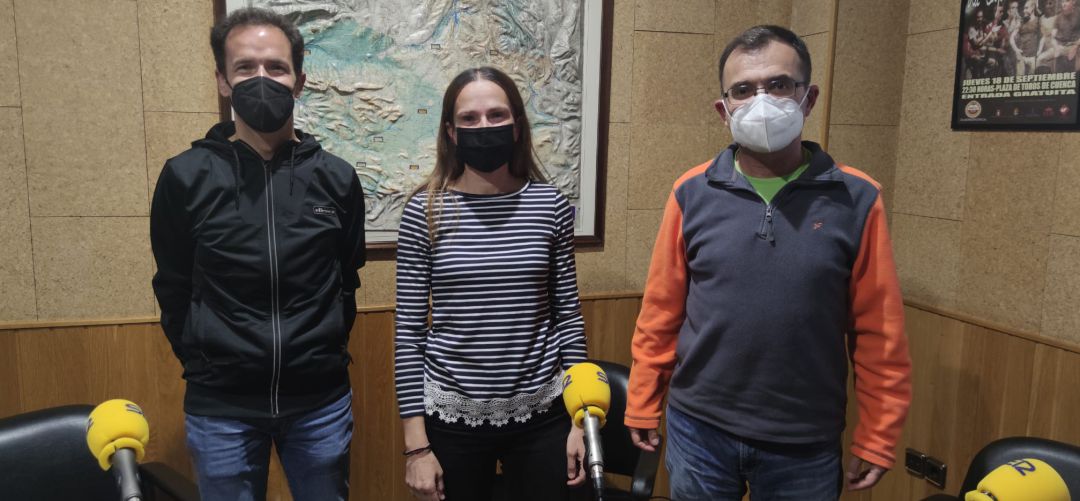 Toni Duque, Almudena López y Manuel Ruiz-Gómez de Fez Toni Duque, Almudena López y Manuel Ruiz-Gómez de Fez