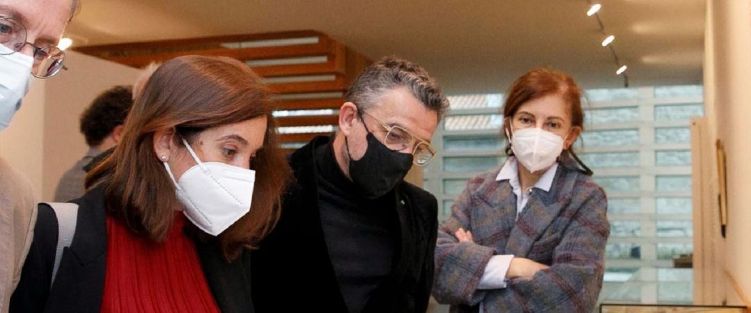 Rómulo Sanjurjo junto a Inés Rey en un acto Rómulo Sanjurjo junto a Inés Rey en un acto