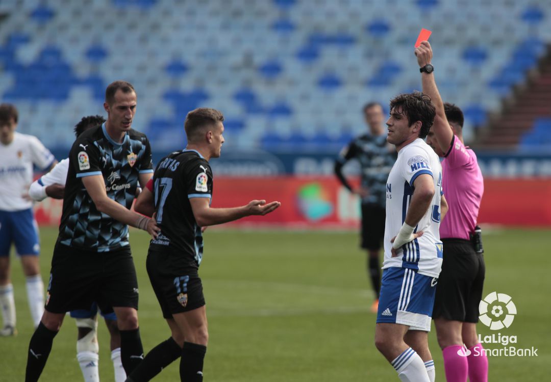 Petrovic y Corpas en el partido de La Romareda (2-1). Petrovic y Corpas en el partido de La Romareda (2-1).
