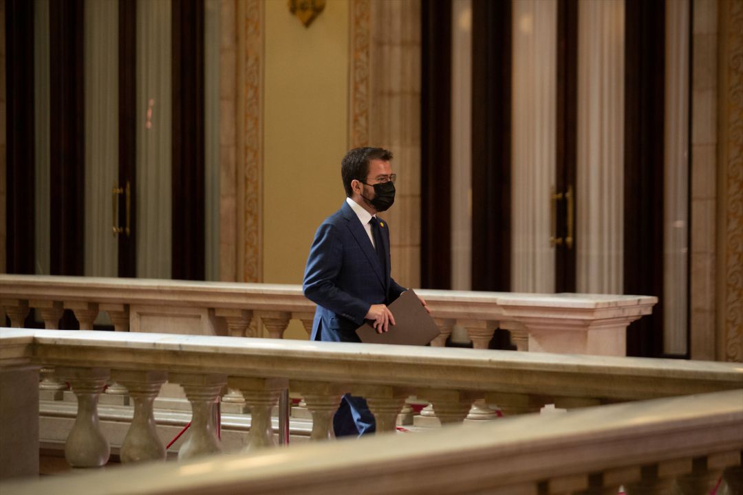 El vicepresidente de la Generalitat en funciones y candidato de ERC a la Presidencia, Pere Aragonès El vicepresidente de la Generalitat en funciones y candidato de ERC a la Presidencia, Pere Aragonès