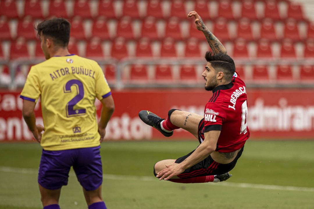 Momento en el que Berrocal firma el 1-0 ante el Almería. Momento en el que Berrocal firma el 1-0 ante el Almería.