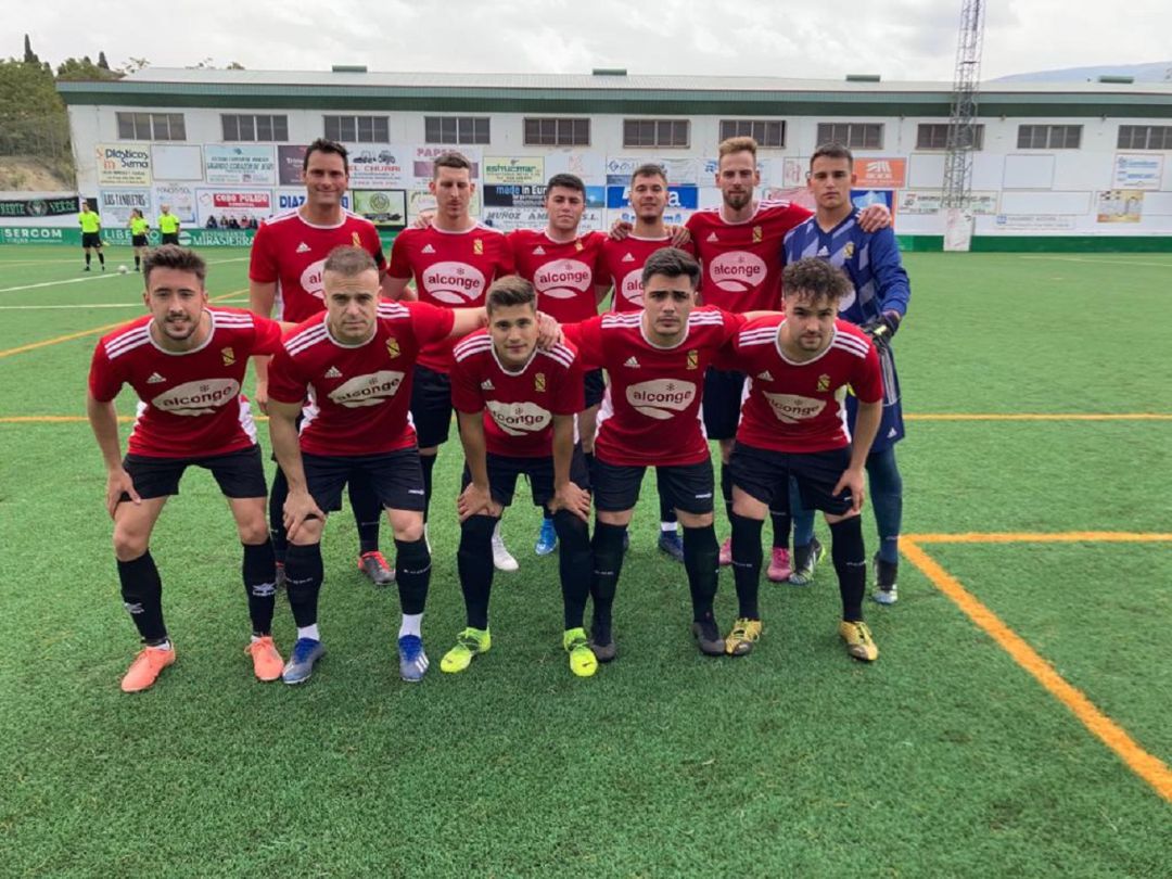 Once inicial del Jódar C.F. en Mancha Real Once inicial del Jódar C.F. en Mancha Real