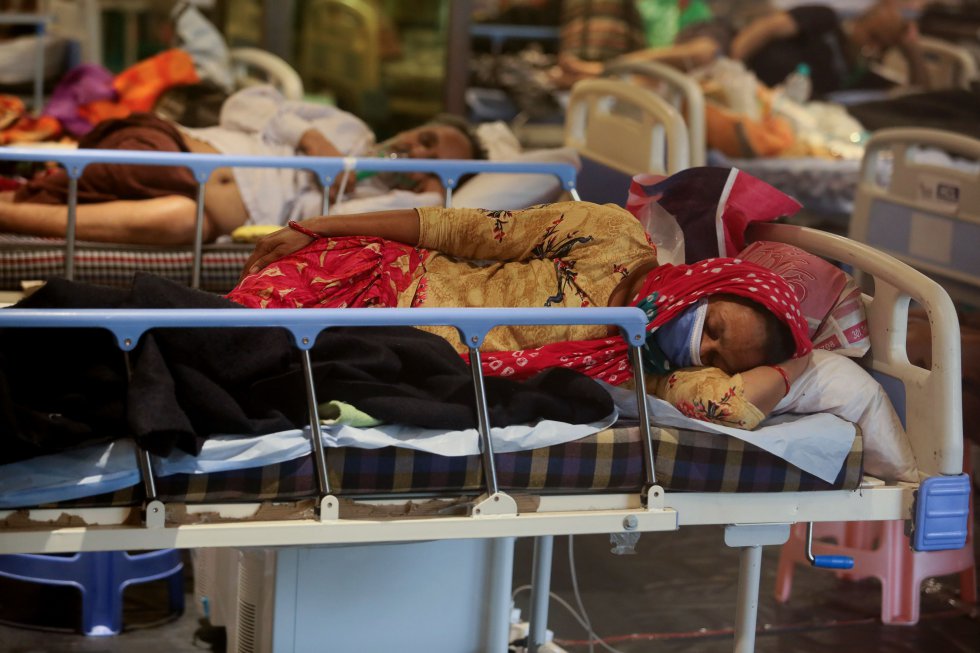 Un hotel, convertido en hospital de emergencia por la crisis de la COVID. Un hotel, convertido en hospital de emergencia por la crisis de la COVID.
