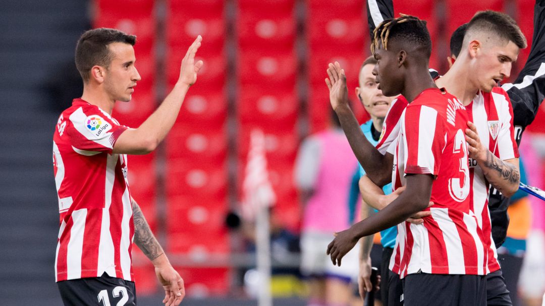 Nico Williams, en su debut con el primer equipo del Athletic Nico Williams, en su debut con el primer equipo del Athletic