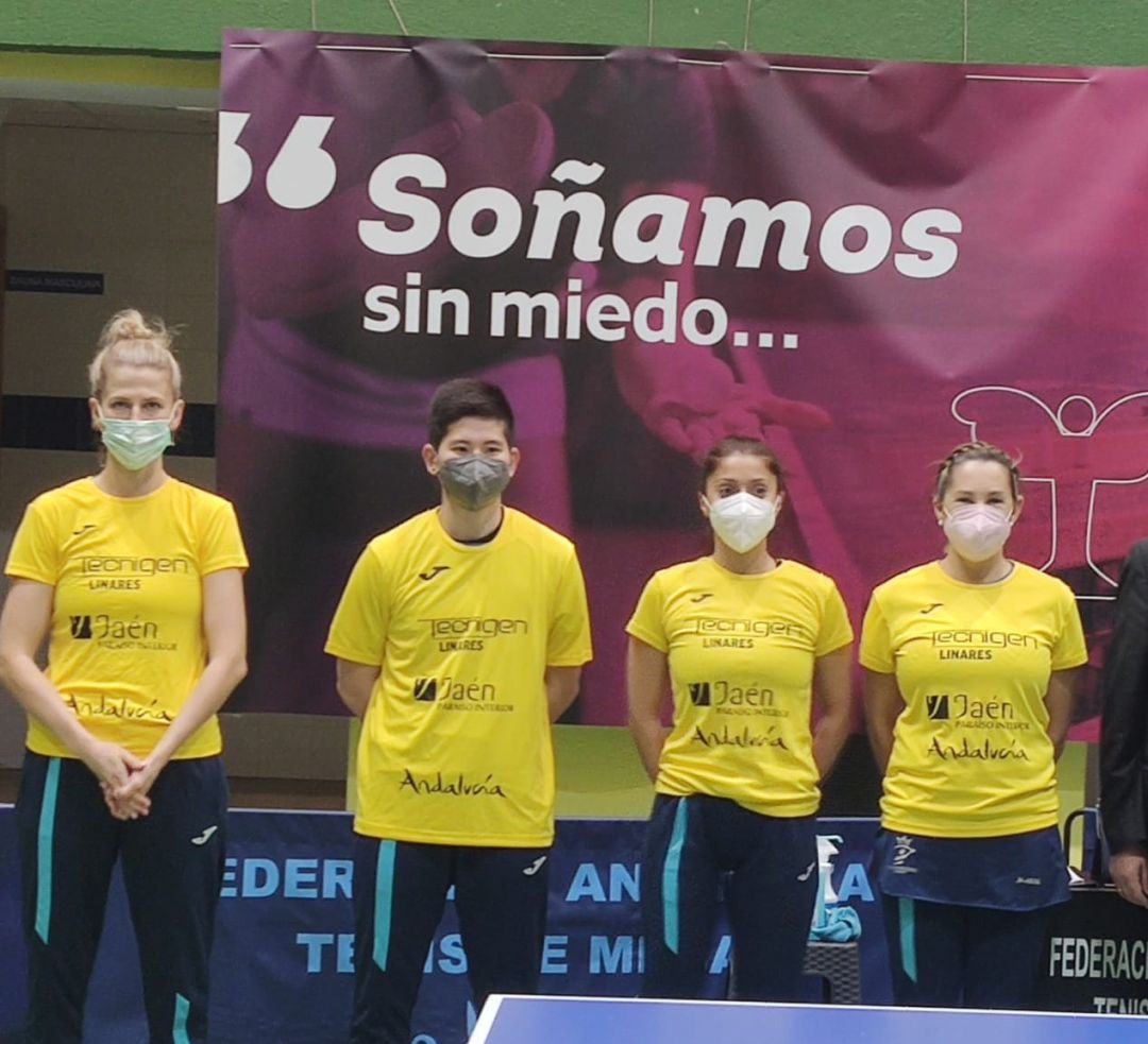 Jugadoras del Tecnigen Linares en la actual temporada. Jugadoras del Tecnigen Linares en la actual temporada.