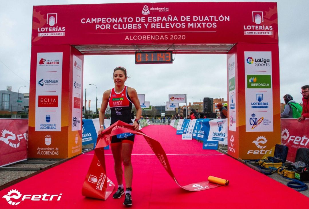 Marina Muñoz, del Triatlón Soriano, competirá con España. Marina Muñoz, del Triatlón Soriano, competirá con España.