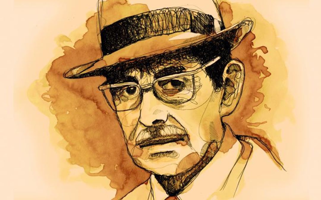 Retrato del filólogo y escritor alicantino Enric Valor. Retrato del filólogo y escritor alicantino Enric Valor.