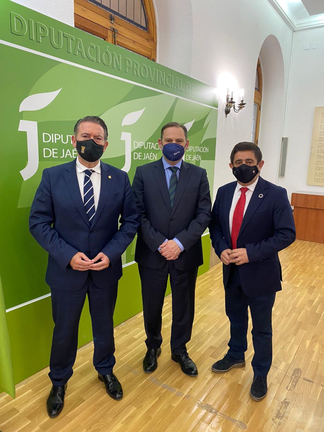 Raúl Caro, José Luis Ábalos y Francisco Reyes. Raúl Caro, José Luis Ábalos y Francisco Reyes.