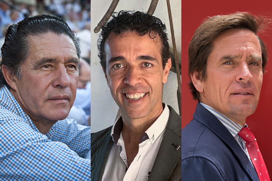 De izquierda a derecha, José Antonio Campuzano, Víctor Puerto y Eduardo Dávila Miura De izquierda a derecha, José Antonio Campuzano, Víctor Puerto y Eduardo Dávila Miura