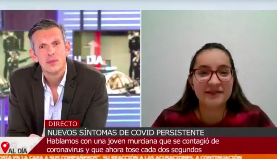 Una joven de 16 años no ha podido parar de toser cada dos segundos desde que contrajo la COVID-19. Una joven de 16 años no ha podido parar de toser cada dos segundos desde que contrajo la COVID-19.