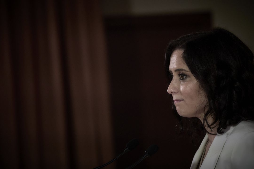 La presidenta de la Comunidad de Madrid y candidata del PP a la reelección, Isabel Díaz Ayuso La presidenta de la Comunidad de Madrid y candidata del PP a la reelección, Isabel Díaz Ayuso