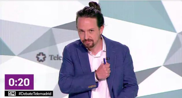 El candidato de Unidas Podemos, Pablo Iglesias. El candidato de Unidas Podemos, Pablo Iglesias.