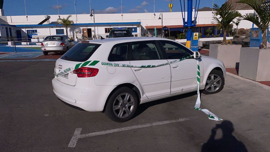 El coche de Gimeno ha sido localizado y precintado en el muelle. El coche de Gimeno ha sido localizado y precintado en el muelle.