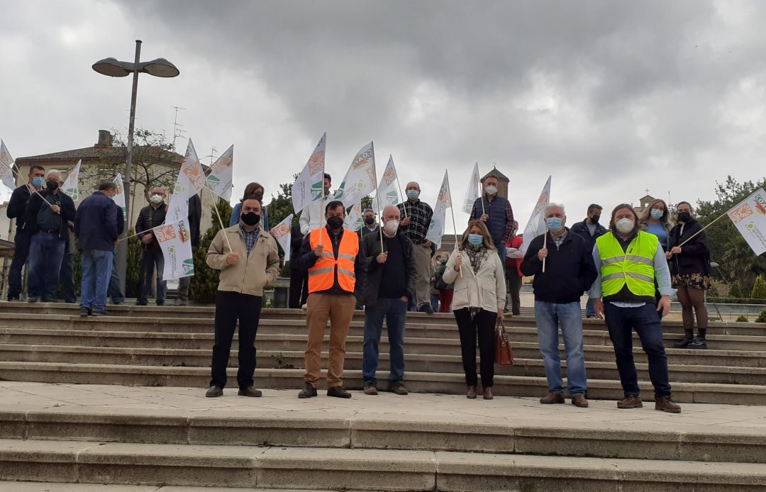 Movilización contra el decreto de convergencia de la PAC en Linares. Movilización contra el decreto de convergencia de la PAC en Linares.