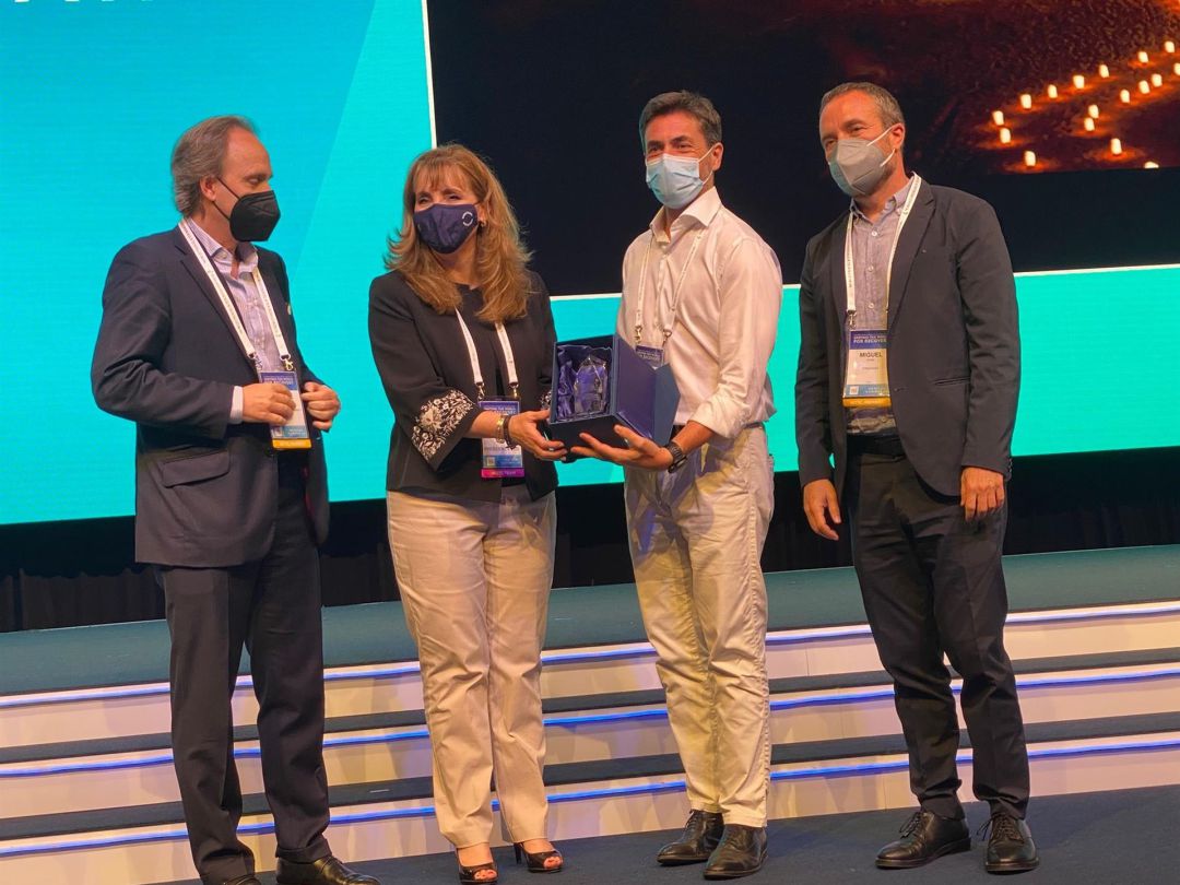 Entrega del premio en Cancún Entrega del premio en Cancún