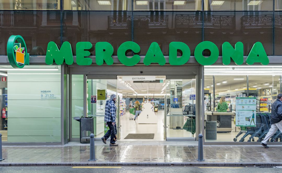 Un supermercado de Mercadona. Un supermercado de Mercadona.