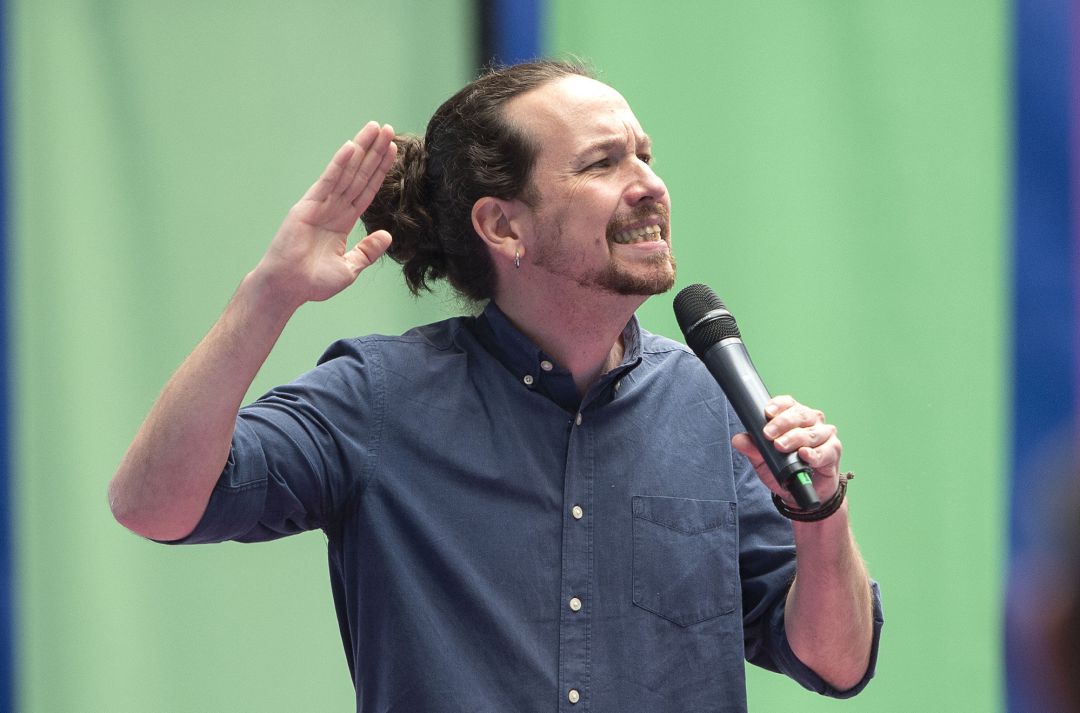 El candidato de Unidas Podemos a la Presidencia de la Comunidad, Pablo Iglesias El candidato de Unidas Podemos a la Presidencia de la Comunidad, Pablo Iglesias