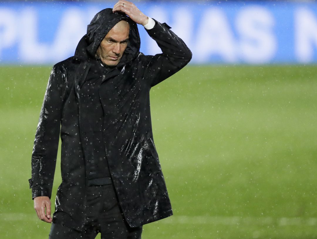Zidane en el último partido frente al Chelsea Zidane en el último partido frente al Chelsea