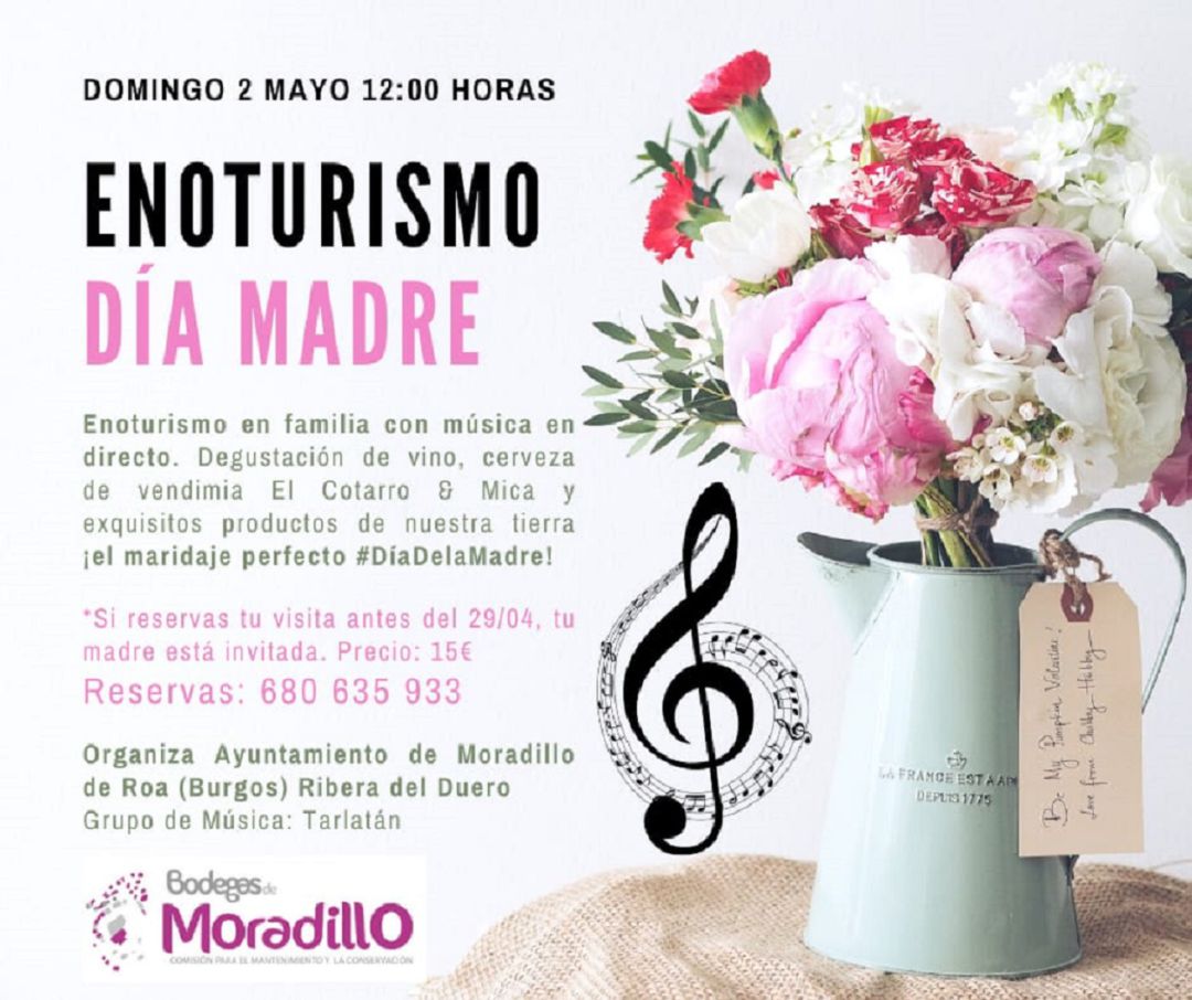 Cartel celebración del Día de la Madre en Moradillo Cartel celebración del Día de la Madre en Moradillo