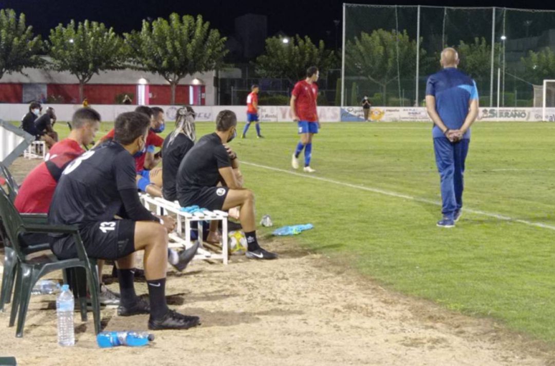 Edu Pérez en un partido Edu Pérez en un partido