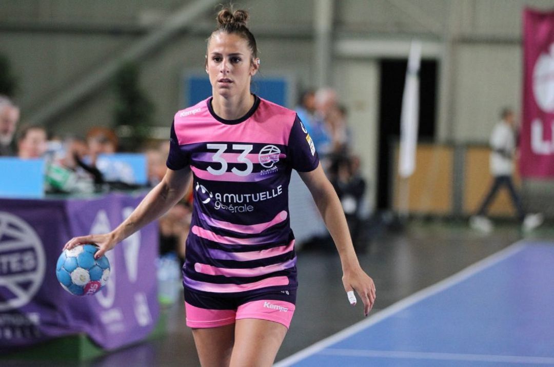 Bea Escribano en su etapa con el equipo francés del Nantes Bea Escribano en su etapa con el equipo francés del Nantes