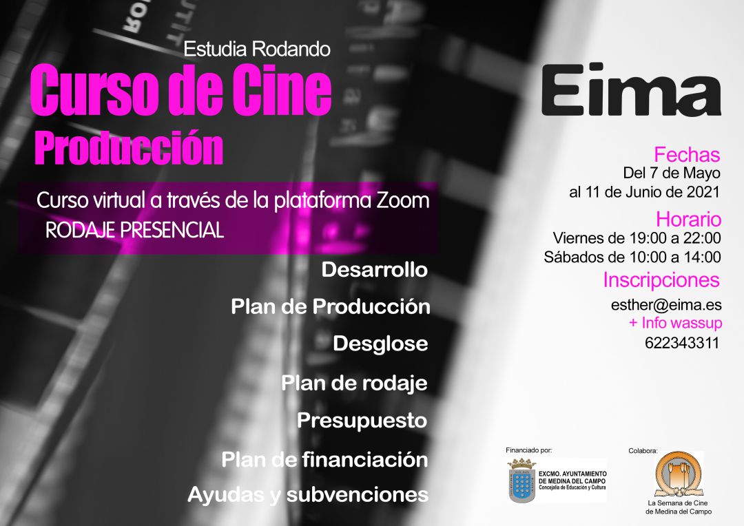 El taller de Eima es una de las citas obligadas y esperadas en la Semana de Cine El taller de Eima es una de las citas obligadas y esperadas en la Semana de Cine