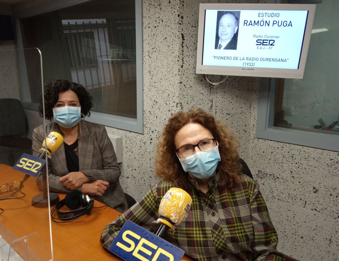 Celsa Perdiz y Encarna Sueiro, en nuestro estudio Ramón Puga Celsa Perdiz y Encarna Sueiro, en nuestro estudio Ramón Puga