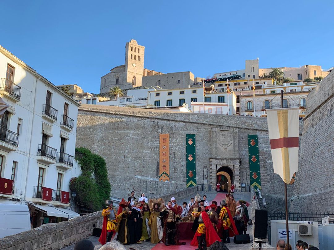 Imagen de archivo de la Eivissa Medieval en 2019 Imagen de archivo de la Eivissa Medieval en 2019