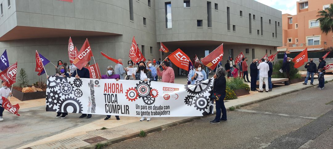 Imagen de la concentración del 1 de mayo Imagen de la concentración del 1 de mayo