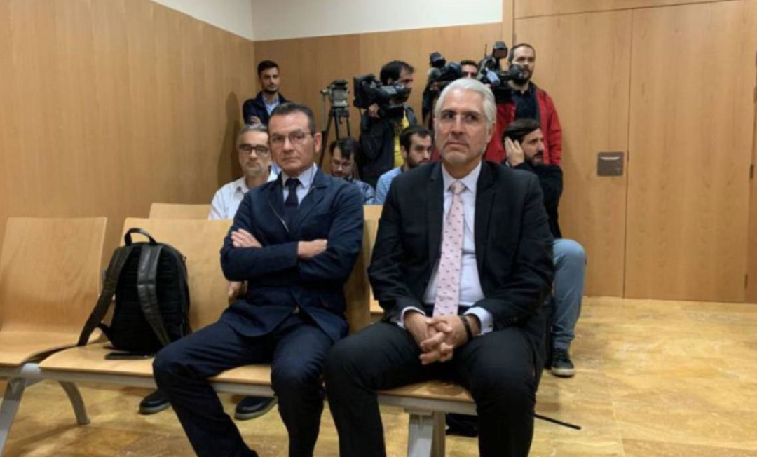 Mauricio García de la Vega en el juicio contra el Real Murcia Mauricio García de la Vega en el juicio contra el Real Murcia