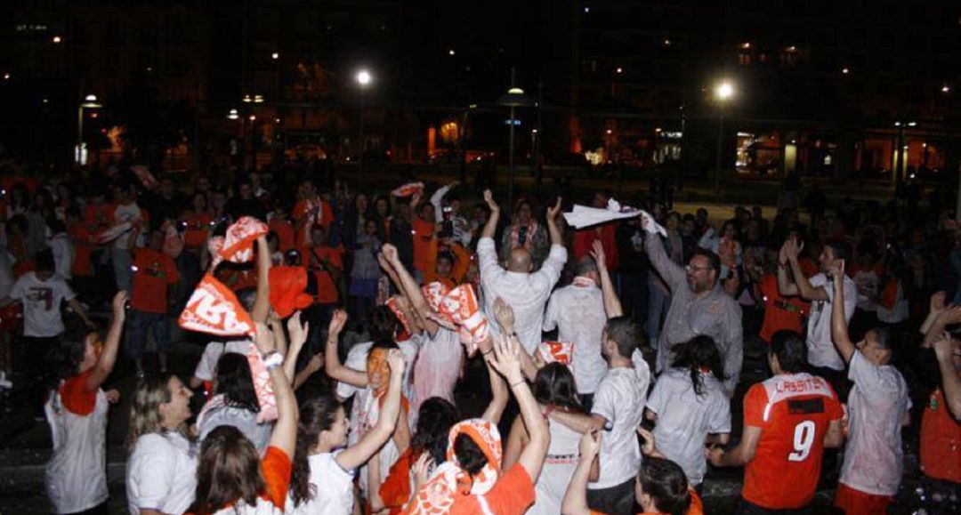 Celebración del ascenso Celebración del ascenso